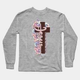 Jesus-The Way-The Truth-The Life Long Sleeve T-Shirt